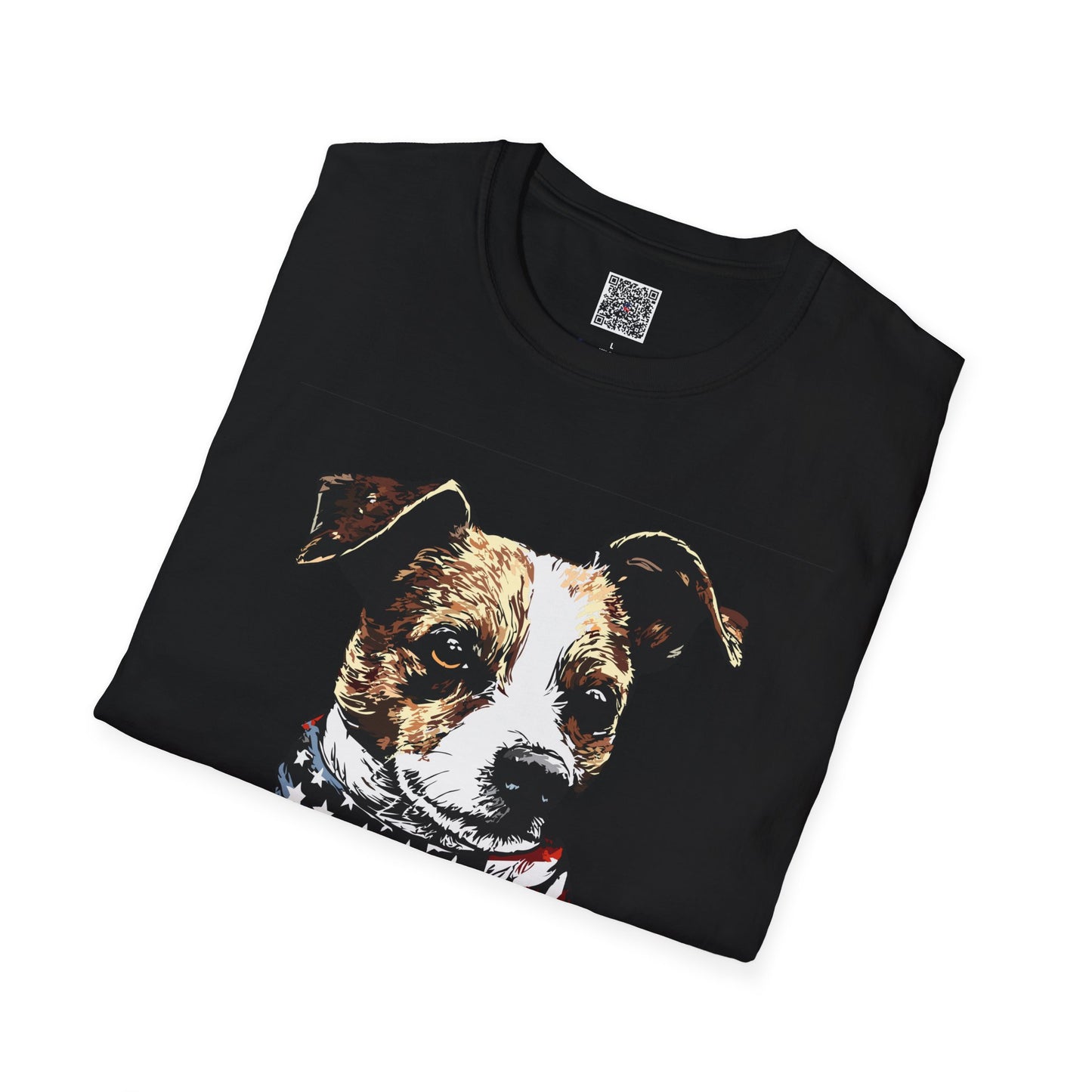 Scamp Funny Dog T-Shirt - Patriotic Play