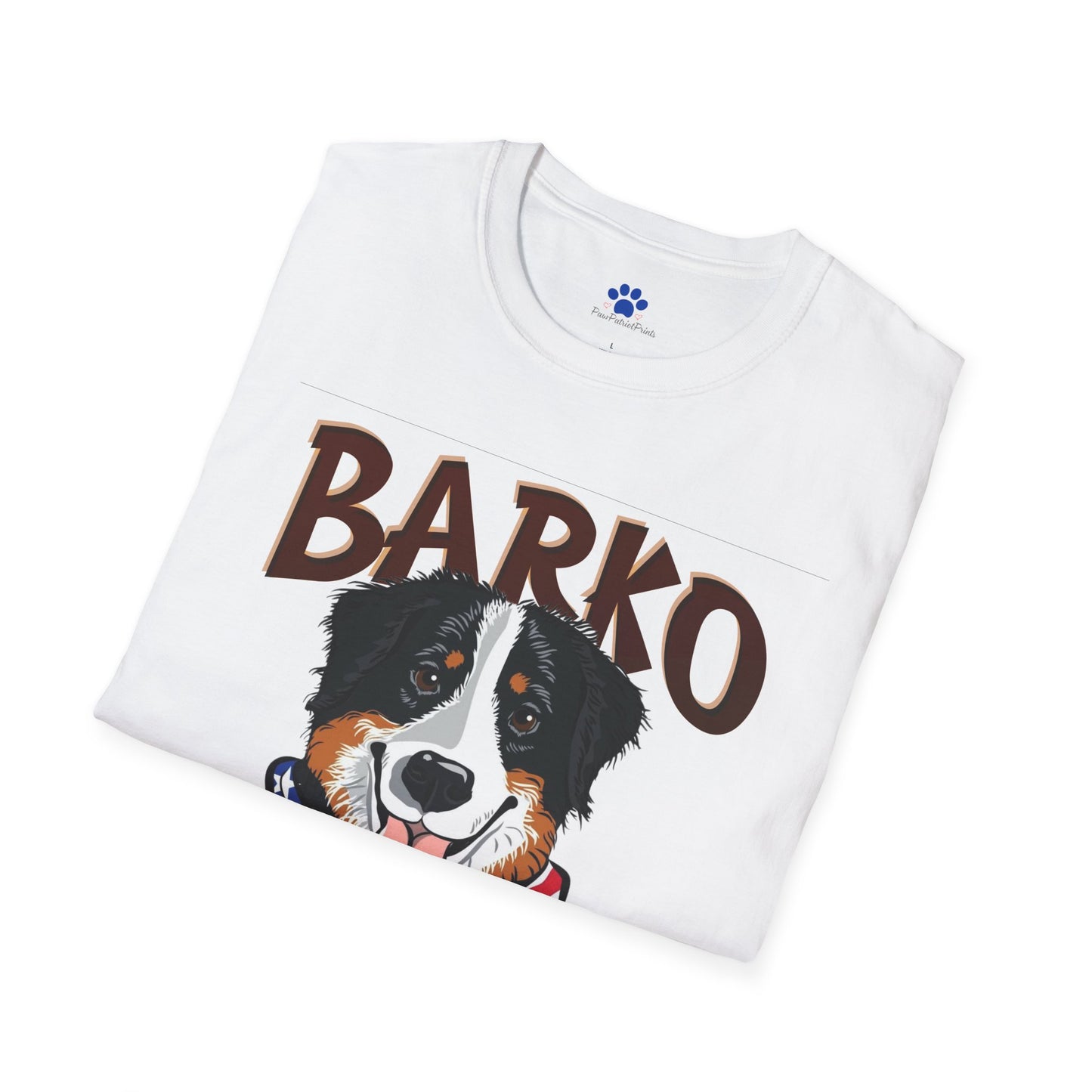 Barko Patriotic Dog T-Shirt - USA Barking Pride
