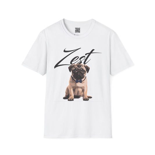 Zest Patriotic Dog Shirt - Vibrant Paw Design