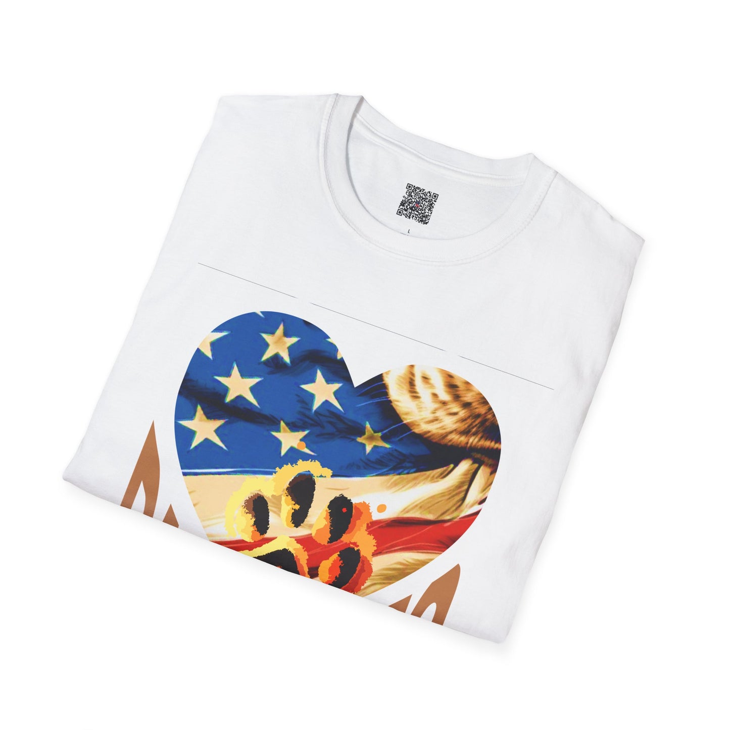 Pawsome Dog Lover Shirt - Patriotic Awesome Paw