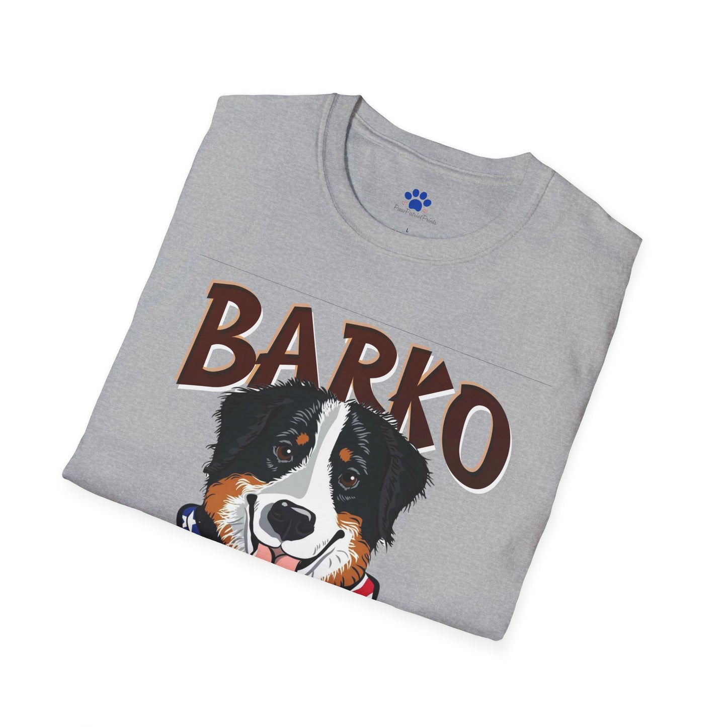 Barko Patriotic Dog T-Shirt - USA Barking Pride