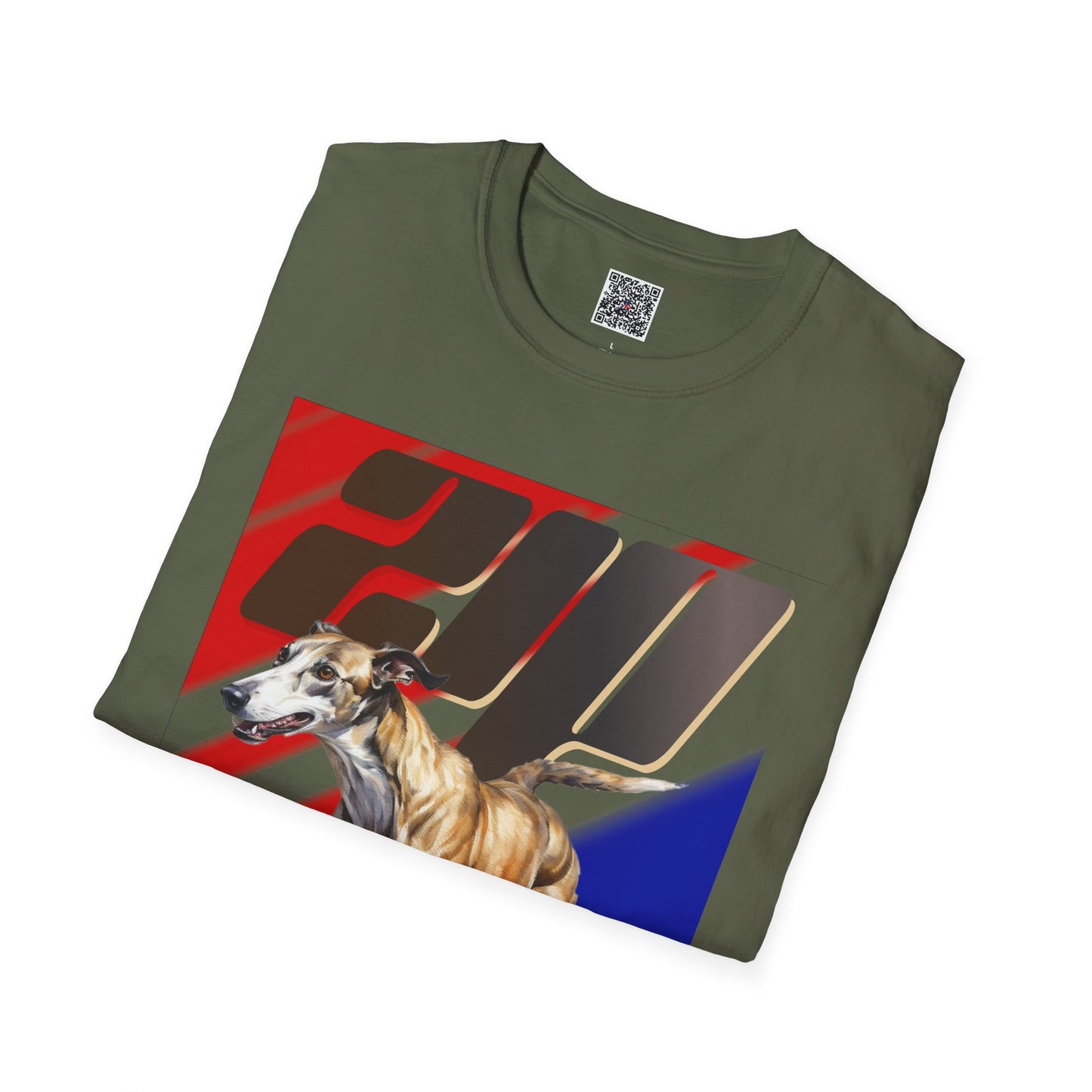 Zip Dog T-Shirt - Patriotic Quick Pup