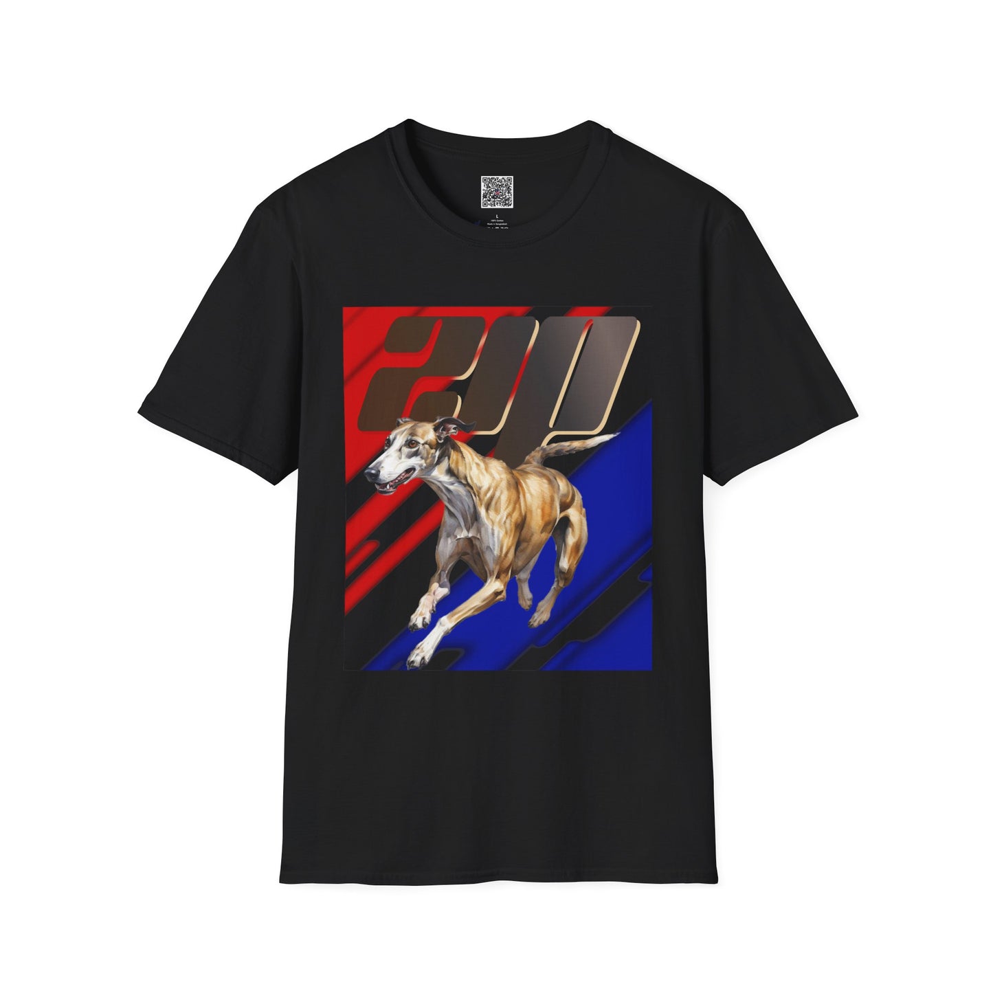 Zip Dog T-Shirt - Patriotic Quick Pup