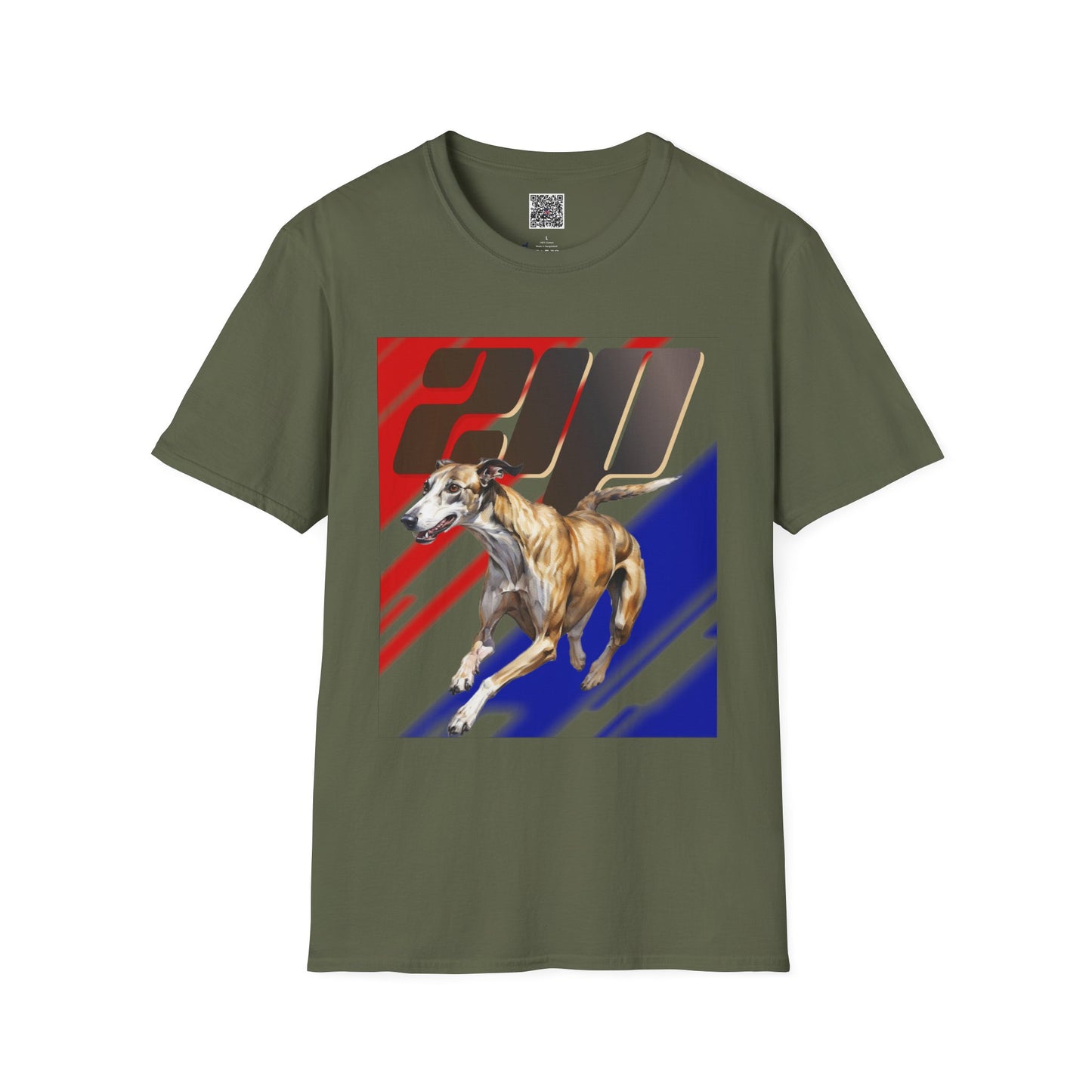 Zip Dog T-Shirt - Patriotic Quick Pup