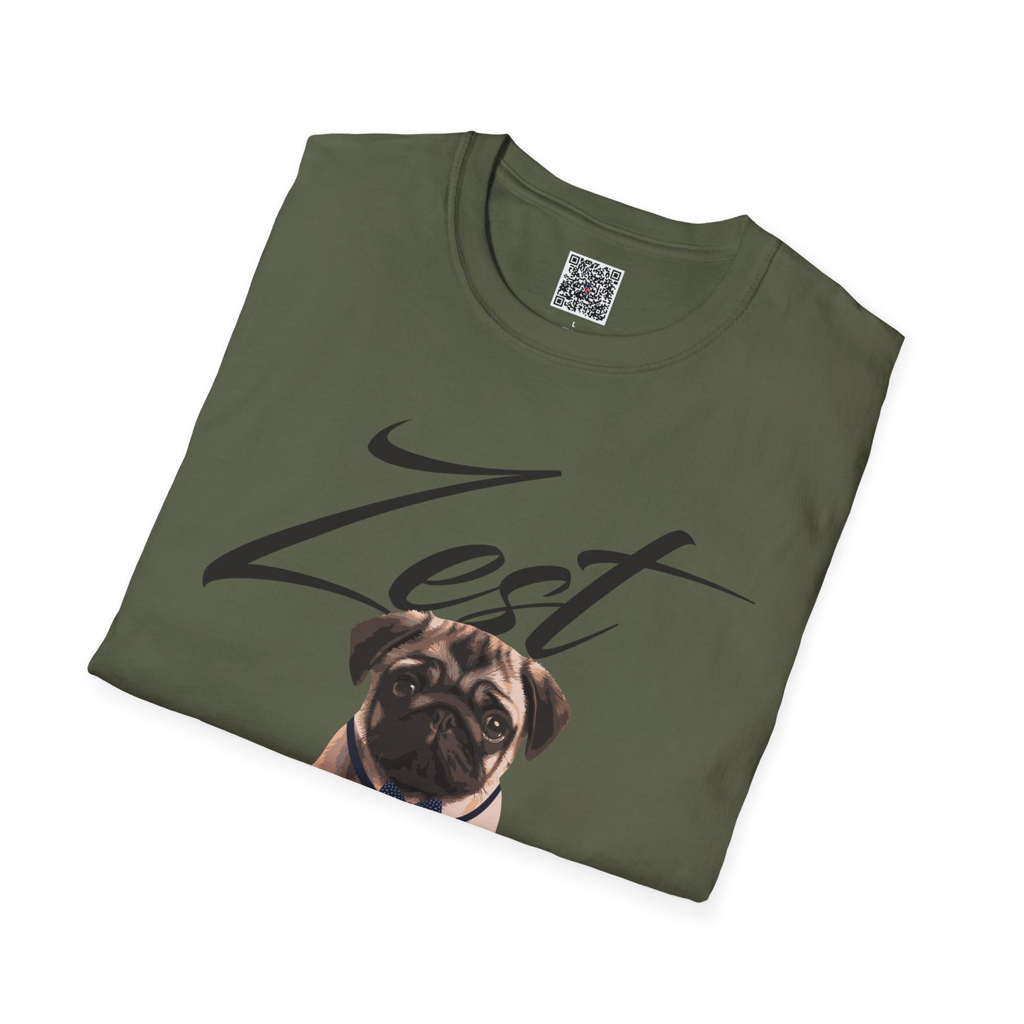 Zest Patriotic Dog Shirt - Vibrant Paw Design