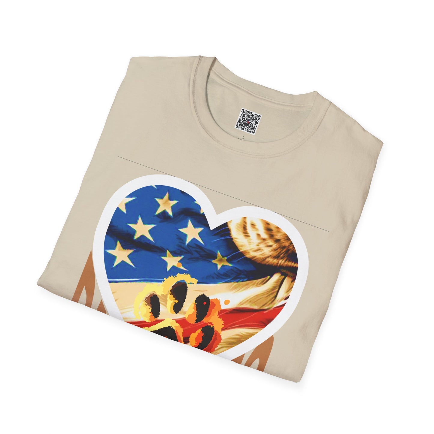 Pawsome Dog Lover Shirt - Patriotic Awesome Paw