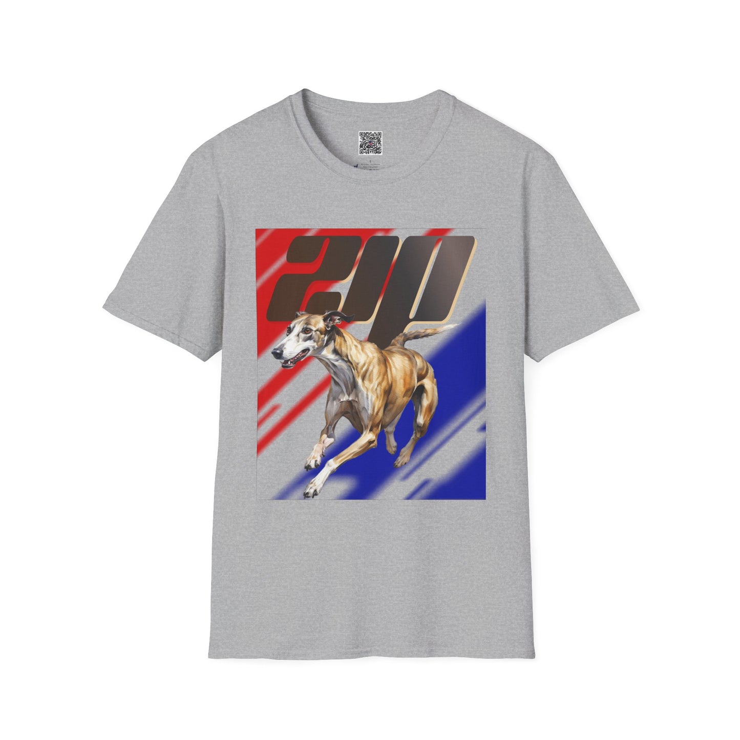 Zip Dog T-Shirt - Patriotic Quick Pup