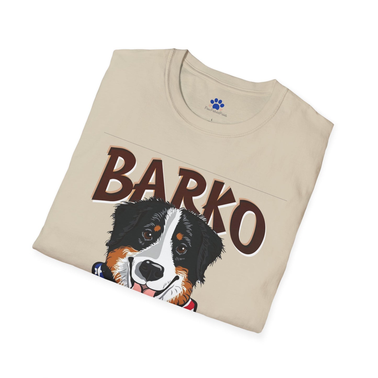 Barko Patriotic Dog T-Shirt - USA Barking Pride