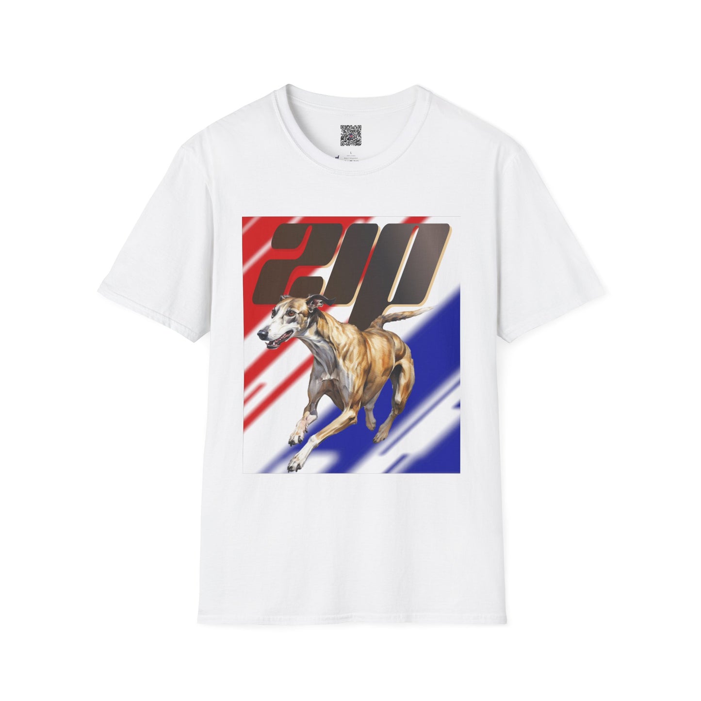 Zip Dog T-Shirt - Patriotic Quick Pup