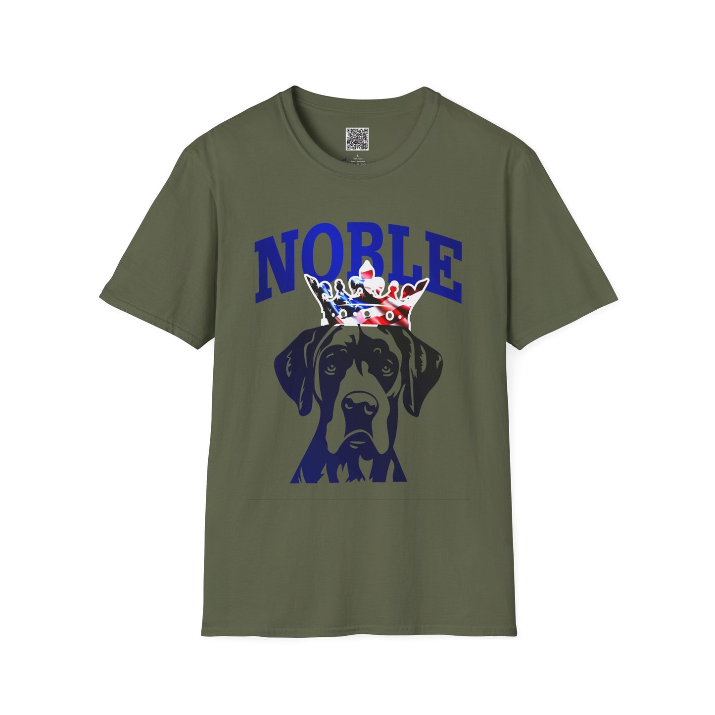 Noble Dog Tee - Patriotic Canine Nobility