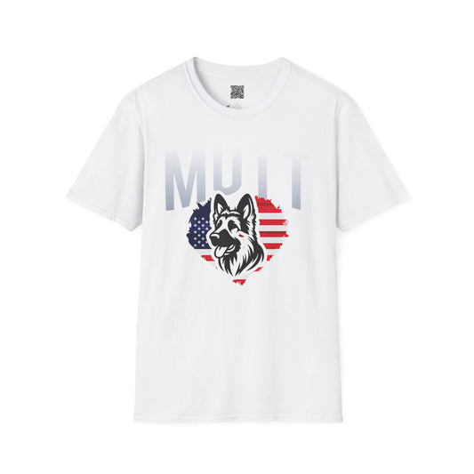 Mutt Patriotic T-Shirt - Mixed Breed Pride