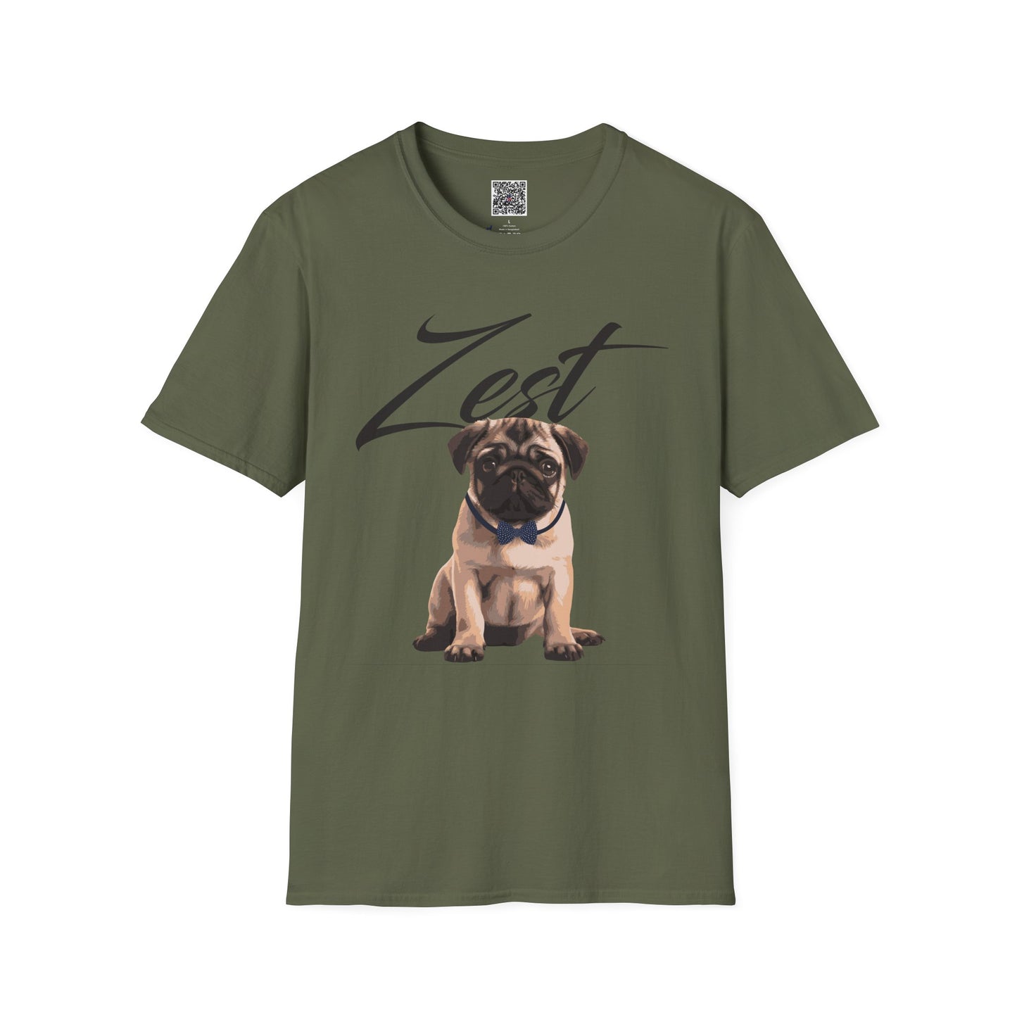 Zest Patriotic Dog Shirt - Vibrant Paw Design