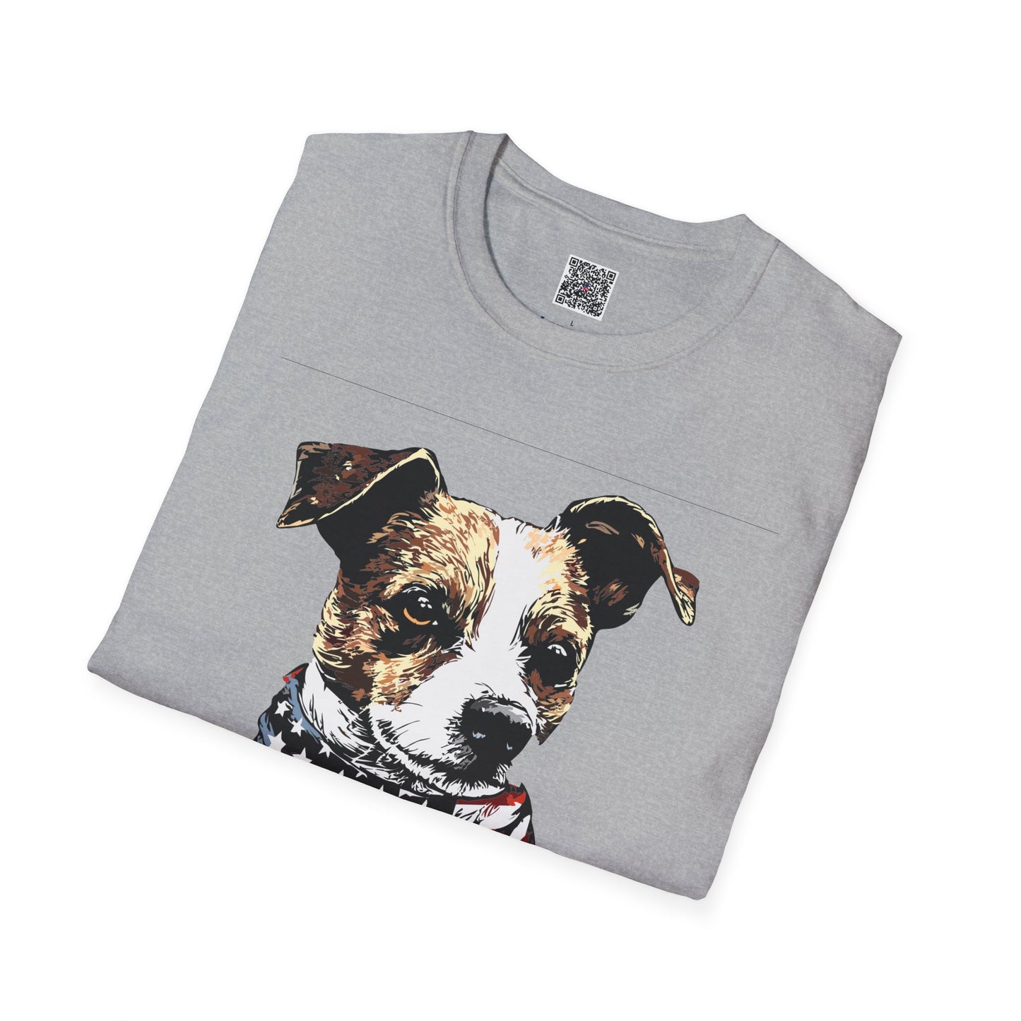 Scamp Funny Dog T-Shirt - Patriotic Play