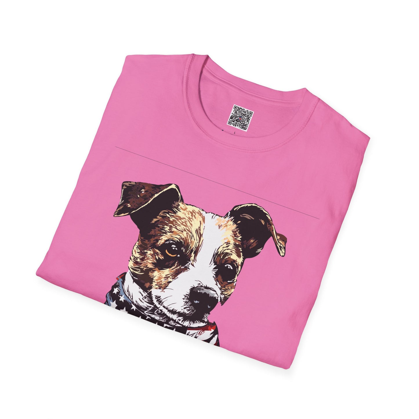 Scamp Funny Dog T-Shirt - Patriotic Play