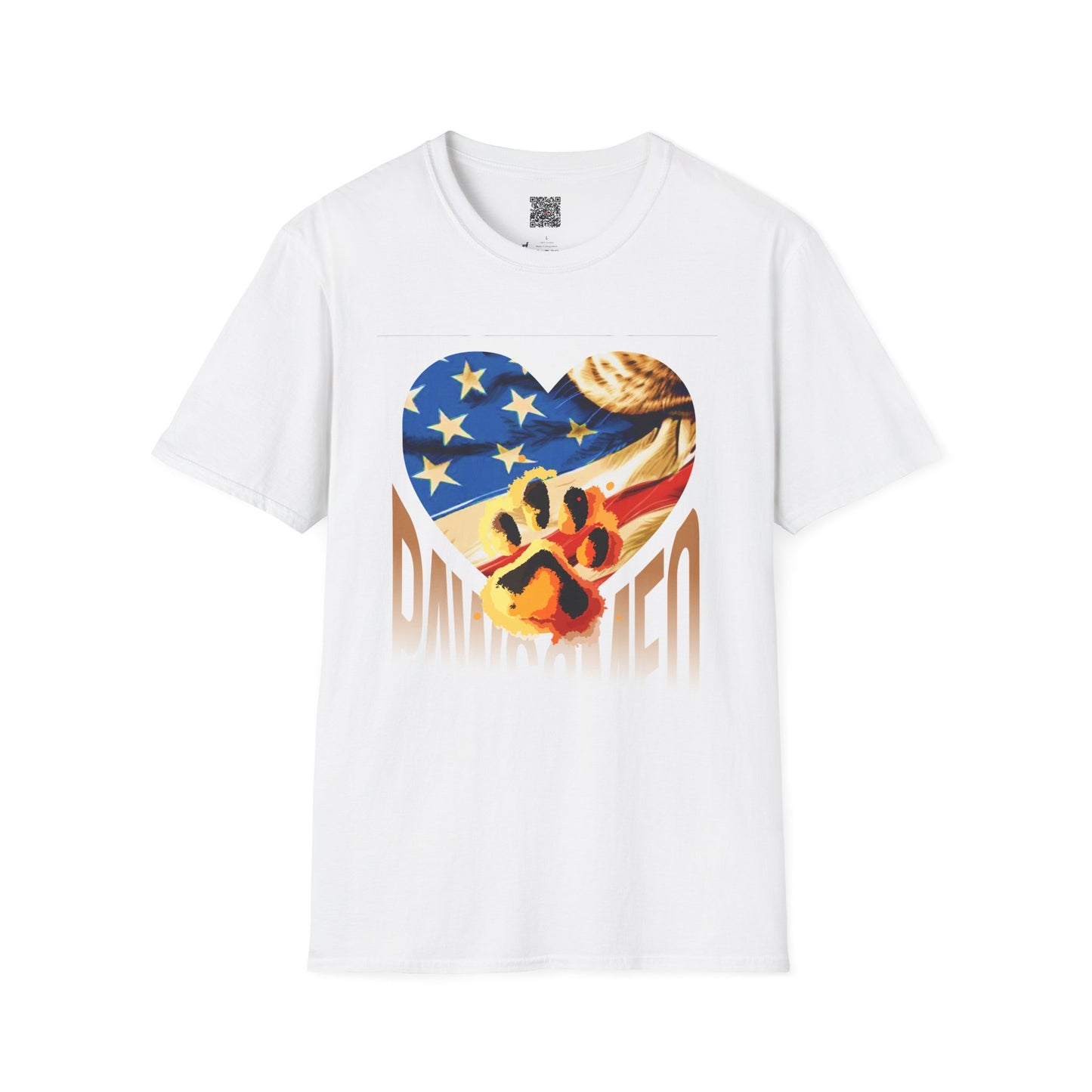 Pawsome Dog Lover Shirt - Patriotic Awesome Paw